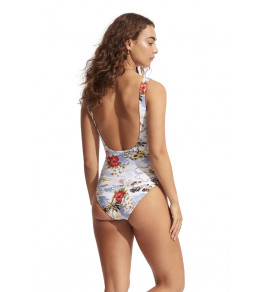 Powder Blue Swimsuit