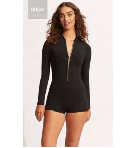 Boyleg Zip Front Surfsuit