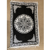Celtic Rayon Sarong-Blk/Wh
