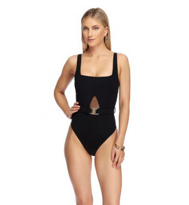 Square Neck Mesh Swimsuit
