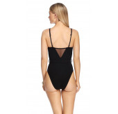 Square Neck Mesh Swimsuit