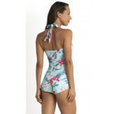 Travel Halter Boyleg Swimsuit-TL
