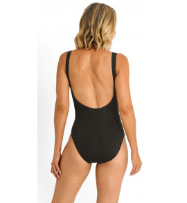 Meka Gathered Surplice Swimsuit