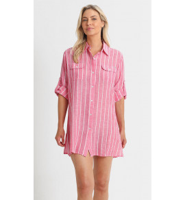 Chains Button Thru Shirt-PK