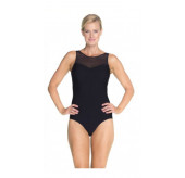 Textured Mesh Tank Swimsuit