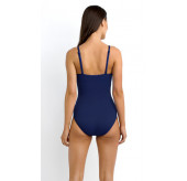 Twist Halter Swimsuit  Navy