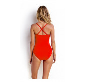 Twist Halter Swimsuit - Sienna