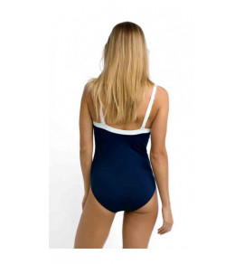Block Party Sweetheart Swimsuit-Navy