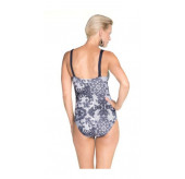 V Frill with Lace Swimsuit