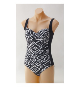Boho Cross Front D Cup Swimsuit