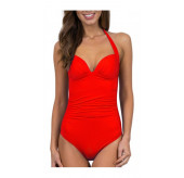 JETS Gathered 50's Swimsuit