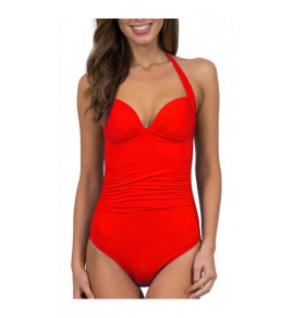 JETS Gathered 50's Swimsuit