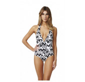 V Wire Low Front Swimsuit