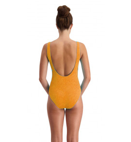 Lacing swimsuit-Orange