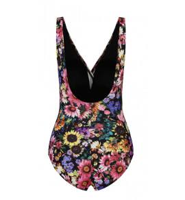 Drawstring cross over swimsuit