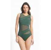 Seatbelt Olive Swimsuit