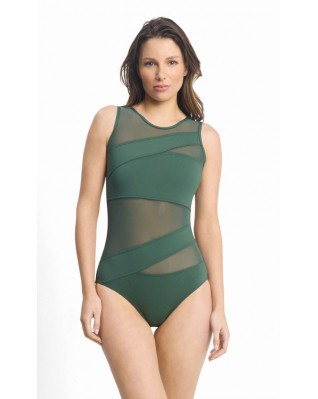 Seatbelt Olive Swimsuit