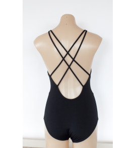 Malibu Plunge High Neck Swimsuit