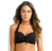 Soft Cup Bikini Halter- Black 