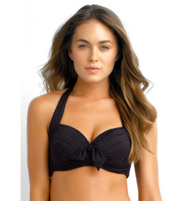 Soft Cup Bikini Halter- Black 
