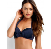 Soft Cup Bikini Halter -Navy 