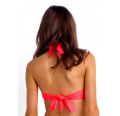 Soft Cup Bikini Halter-Red