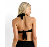 Soft Cup Bikini Halter- Black 