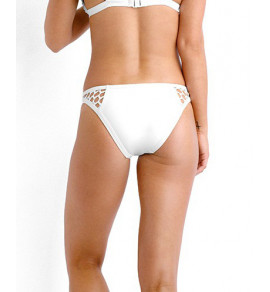 High Cut Brazilian Bikini Brief-Mesh side