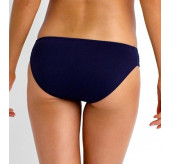 Pleated Bikini Hipster -Navy 