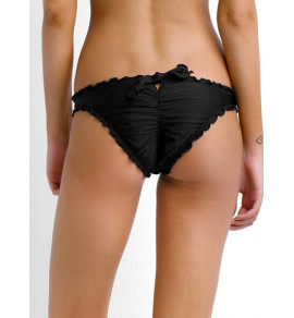 Shimmer Mini Bikini Hipster- Black