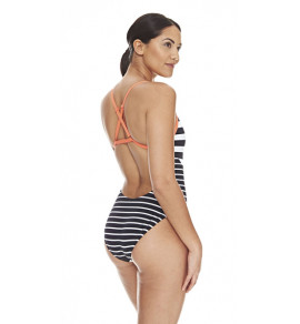 Geo Chrome Aquaback Swimsuit