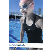 Speedo Girls Medalist Swimsuit-Navy